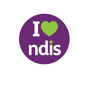 I love NDIS badge